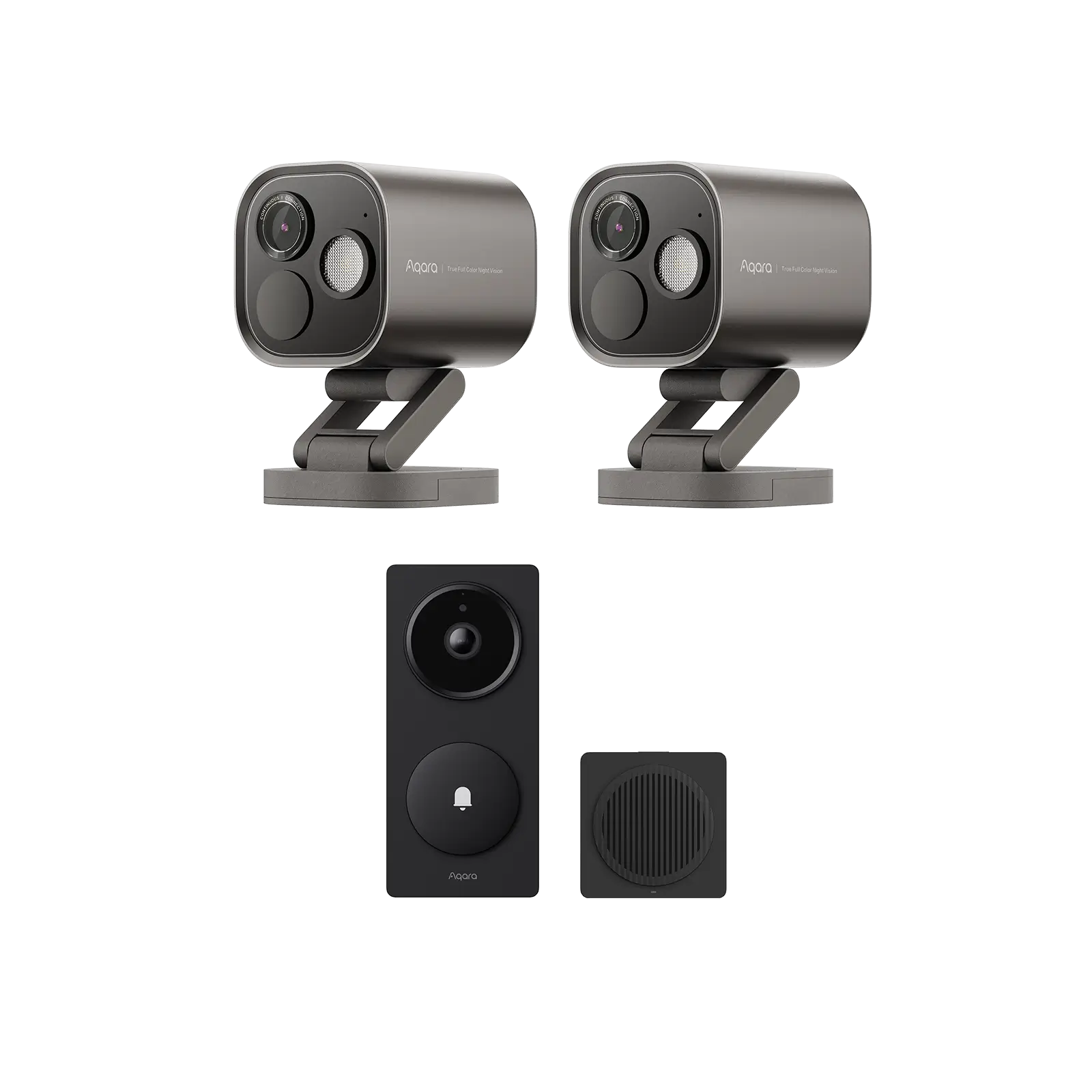 Aqara Pro Surveillance Kit: G410 Video Doorbell & 2x G5 Pro Pan