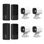 Smart Lock U400 (2 Pack) + Camera Hub G5 Pro (4 Pack)