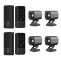 Smart Lock U400 (2 Pack) + Camera Hub G5 Pro (4 Pack)