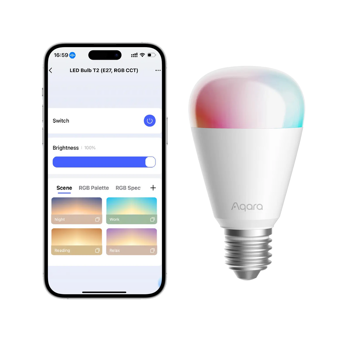 【5個セット】Aqara LED 電球 T2 E26口金 CCT Aqara LED Bulb T2 E26 – Dual Matter & Zigbee Connectivity