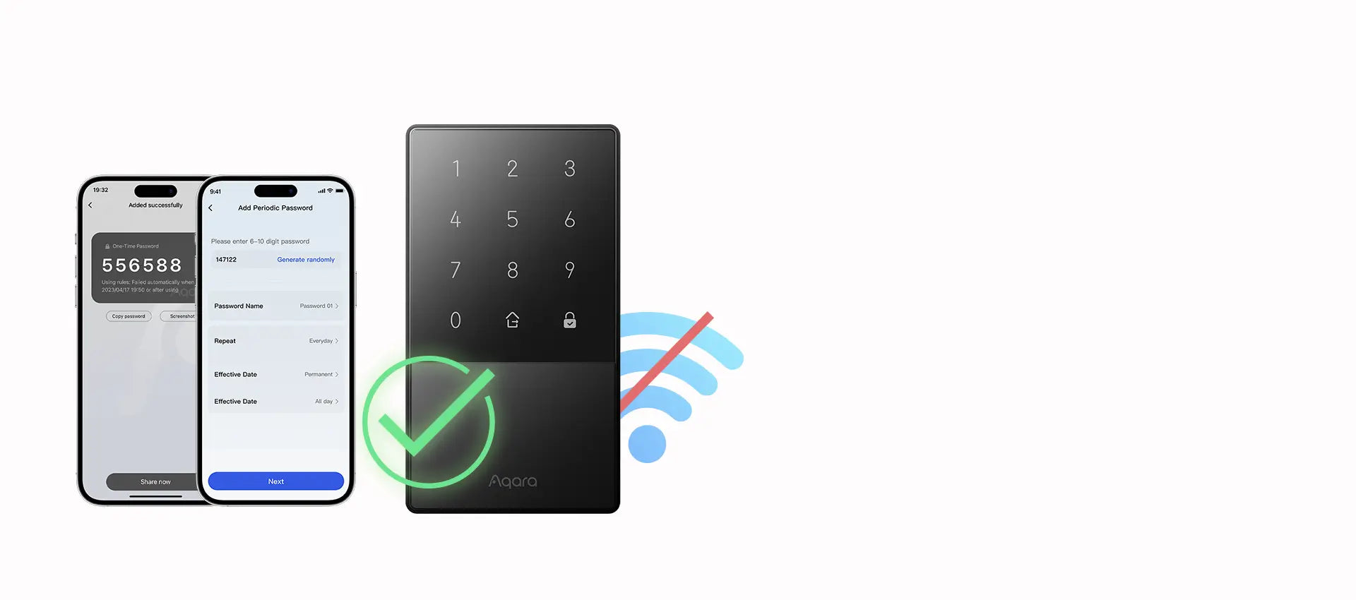 Aqara Smart lock U50 -temporary code