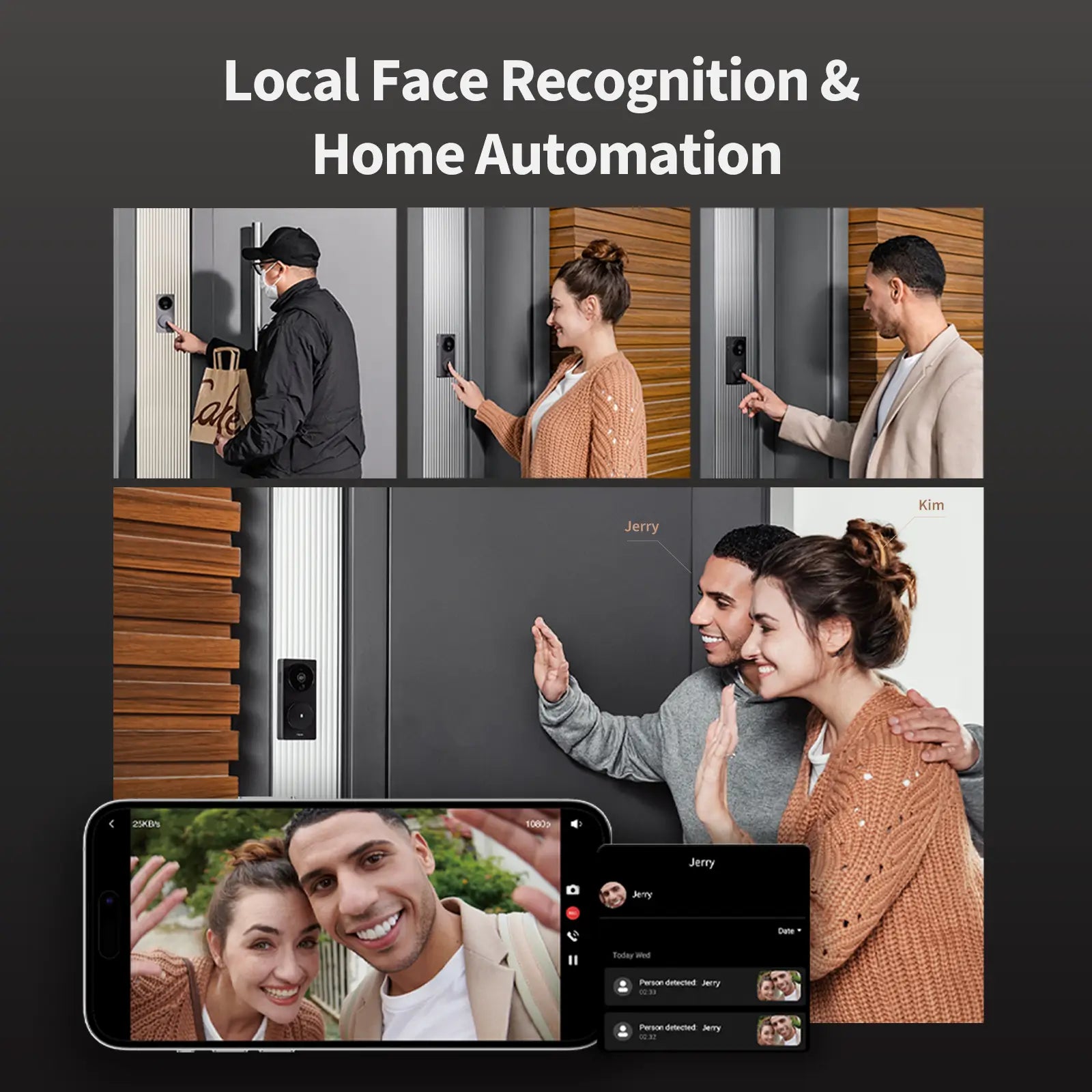 Aqara Video Doorbell G4 HomeKit Secure Video AI Face