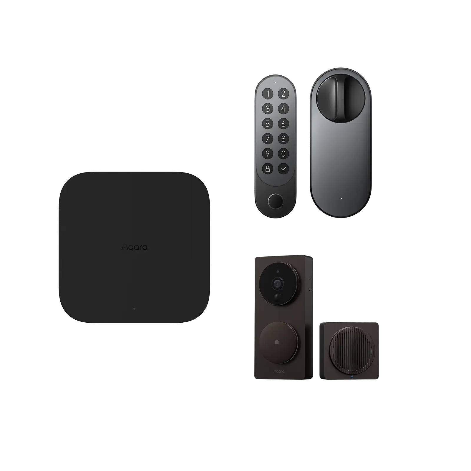 Aqara Total Front Door Security Kit: U200 Lock, G4 Video Doorbell