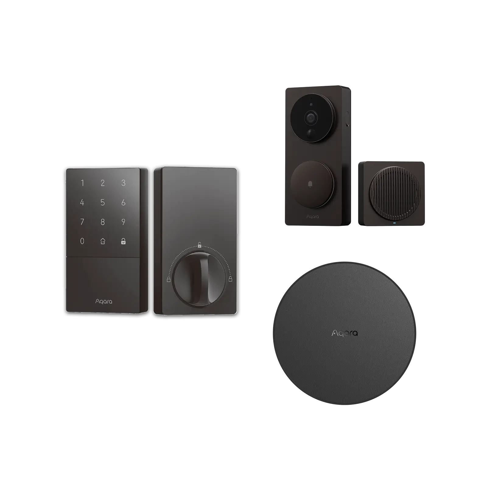 Smart Lock U50 + M2 Hub + Doorbell G4