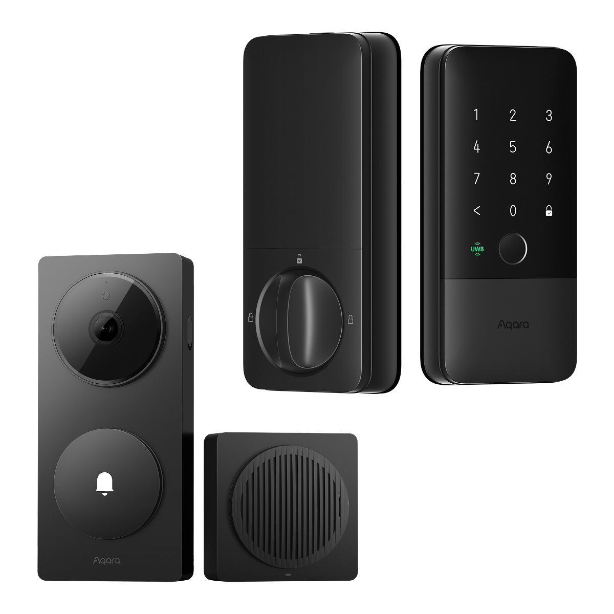 Smart Lock U400+Doorbell Camera Hub G410