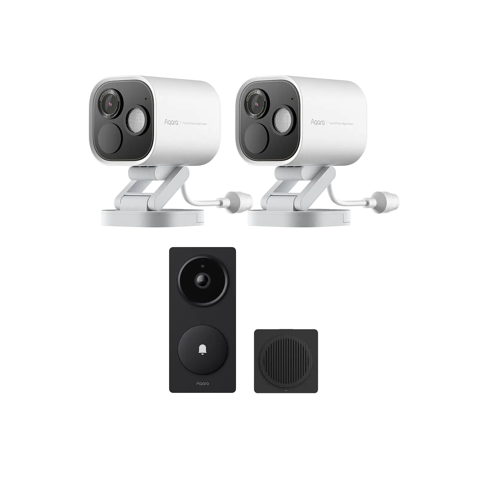 Aqara Pro Surveillance Kit: G410 Video Doorbell & 2x G5 Pro Pan