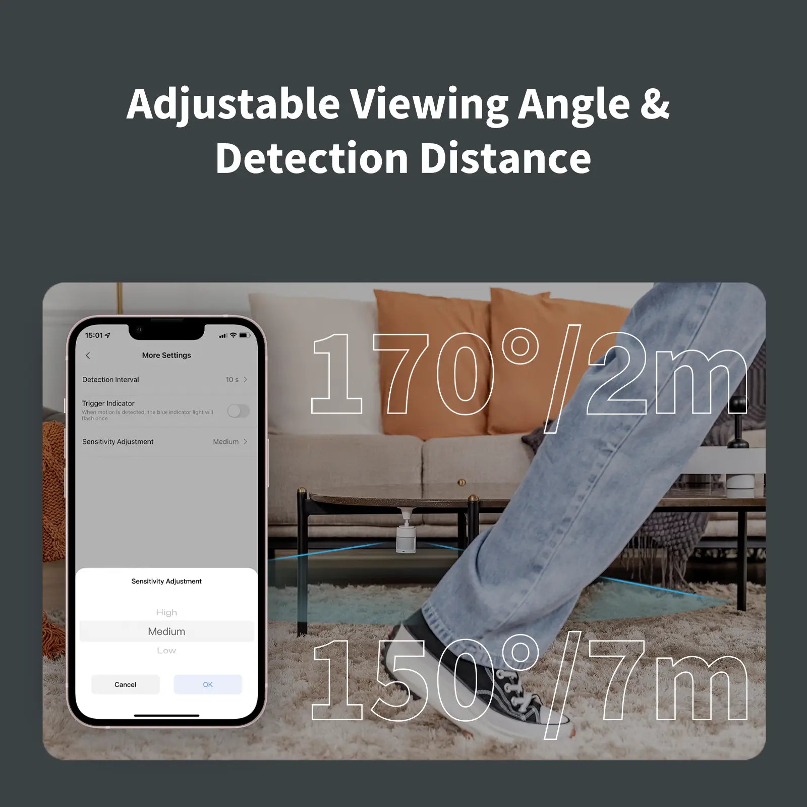 Aqara Motion Sensor P1 - Adjust detecting angles