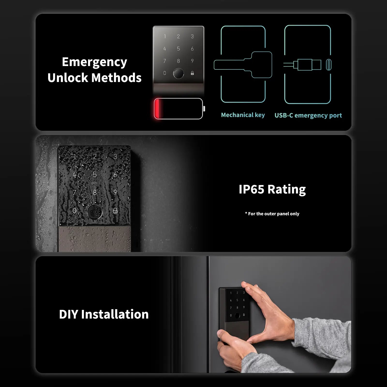 Aqara Smart Lock U100 - features