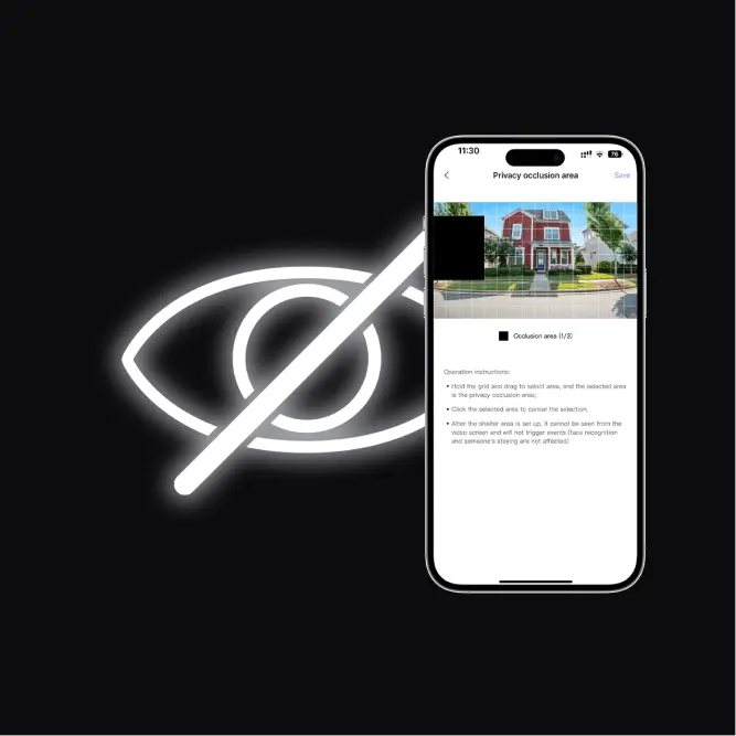 Aqara video doorbell G4 - mask area set
