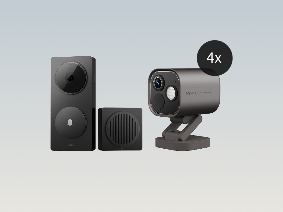 Doorbell Camera Hub G410 and Camera Hub G5 Pro 4 Pack