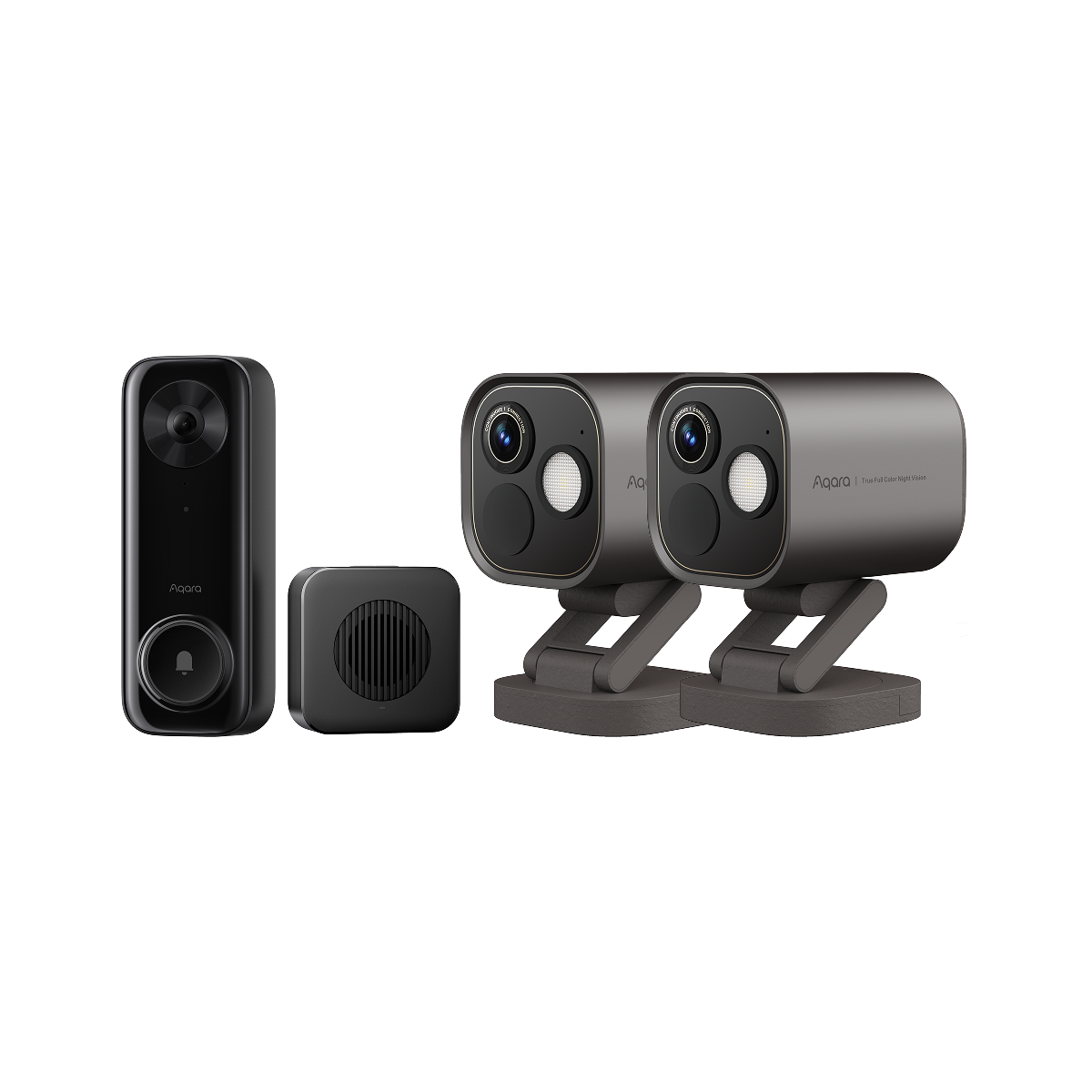 Camera Hub G5 Pro 2 Pack and Doorbell Camera G400 (Wired)