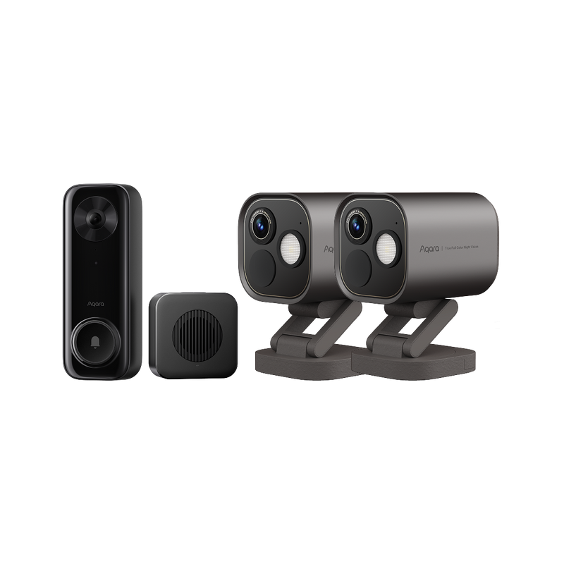 Camera Hub G5 Pro 2 Pack and Doorbell Camera G400 (Wired)