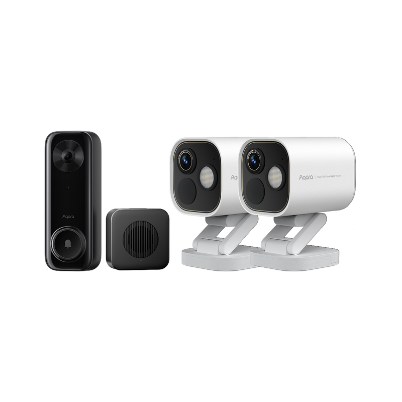 Camera Hub G5 Pro 2 Pack and Doorbell Camera G400 (Wired)