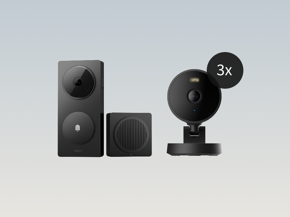 Doorbell Camera Hub G410 + Camera G100 (3 Pack)