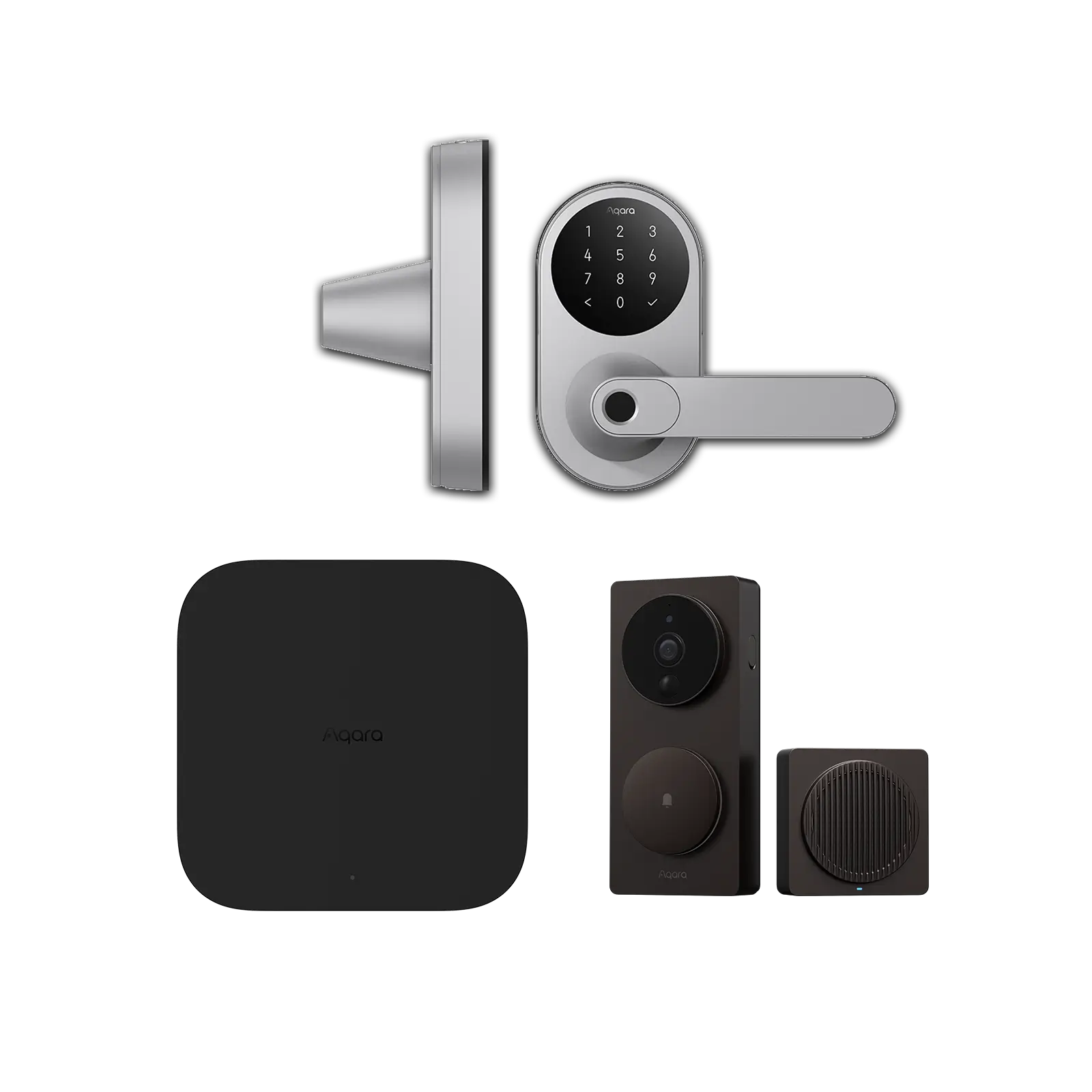 Smart Lock U300 + Hub M3 + Video Doorbell G4