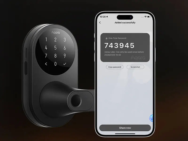 aqara u300 smart lock - one time password